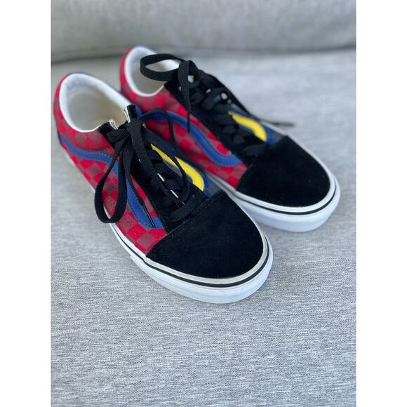 Vans Old Skool OTW Rally Red & Blue
Checkerboard W7 M5.5 - Picture 1 of 8